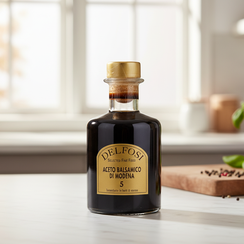 Balsamessig aus Modena, Label 5, hochwertiges Geschenk oder Mitbringsel
