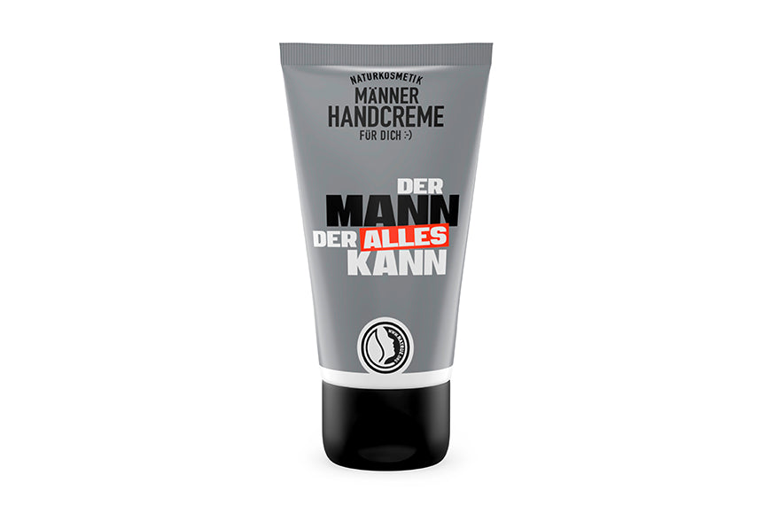 Vegane Handcreme mit Bio-Sheabutter in grauer Verpackung