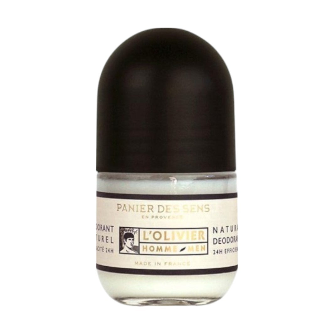 Natürliches Deodorant für Männer im 50 ml Stick von Panier des Sens mit Bio-Olivenöl – aluminiumfrei und sanft zur Haut.
