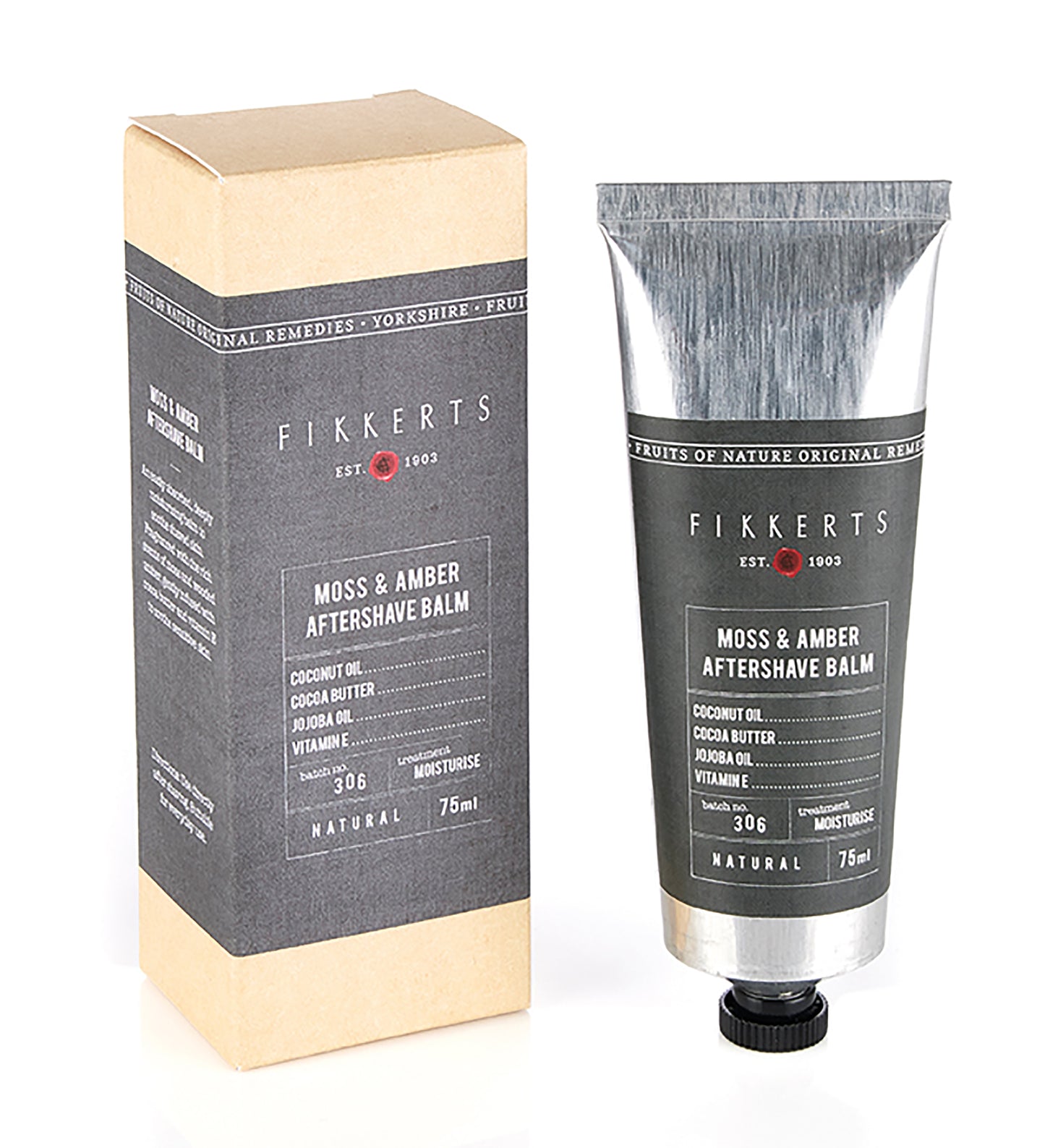 Sanfter Aftershave-Balsam Moss & Amber für langanhaltende Feuchtigkeit