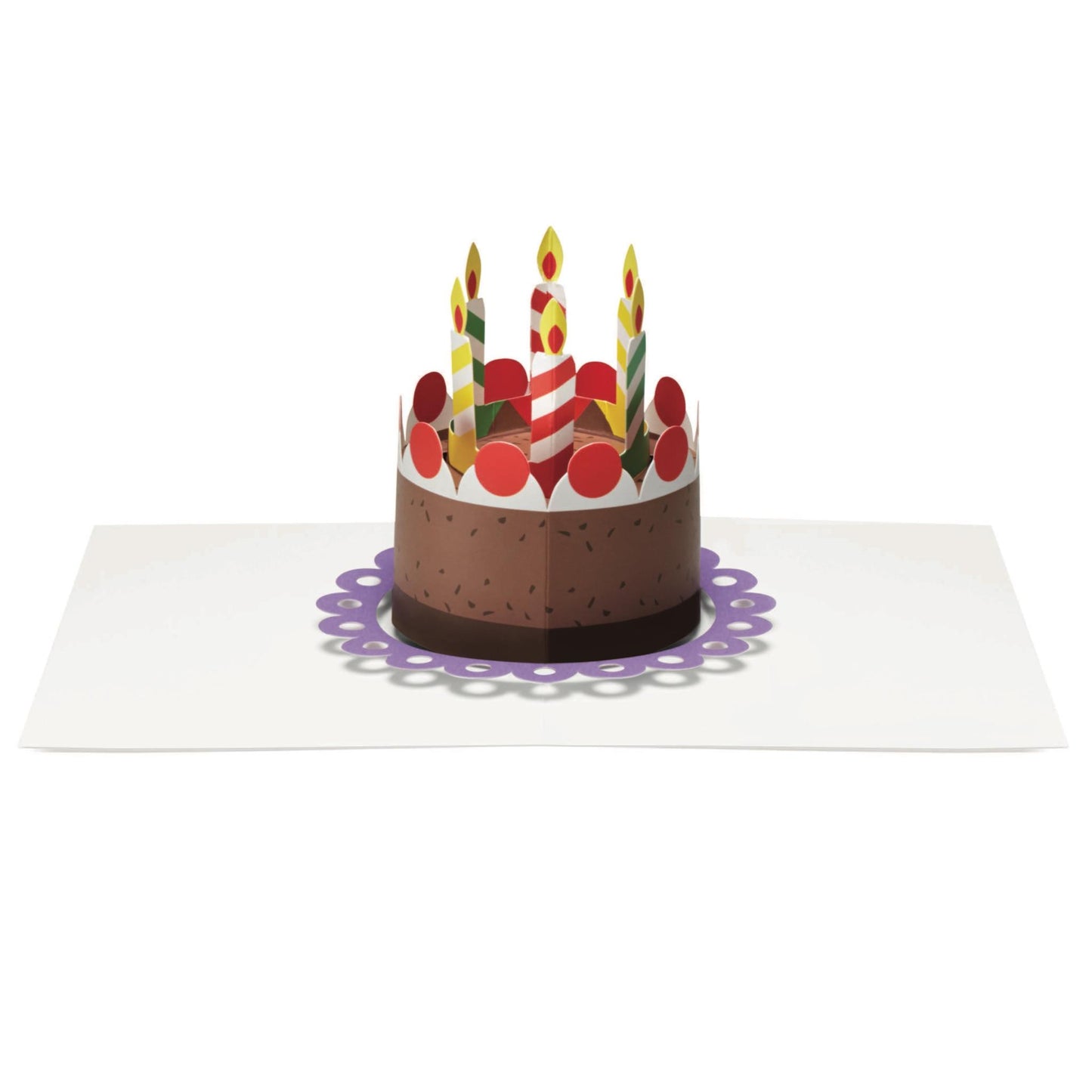 3D Pop-up Grusskarte „Cake“ mit Geburtstagstorten-Motiv