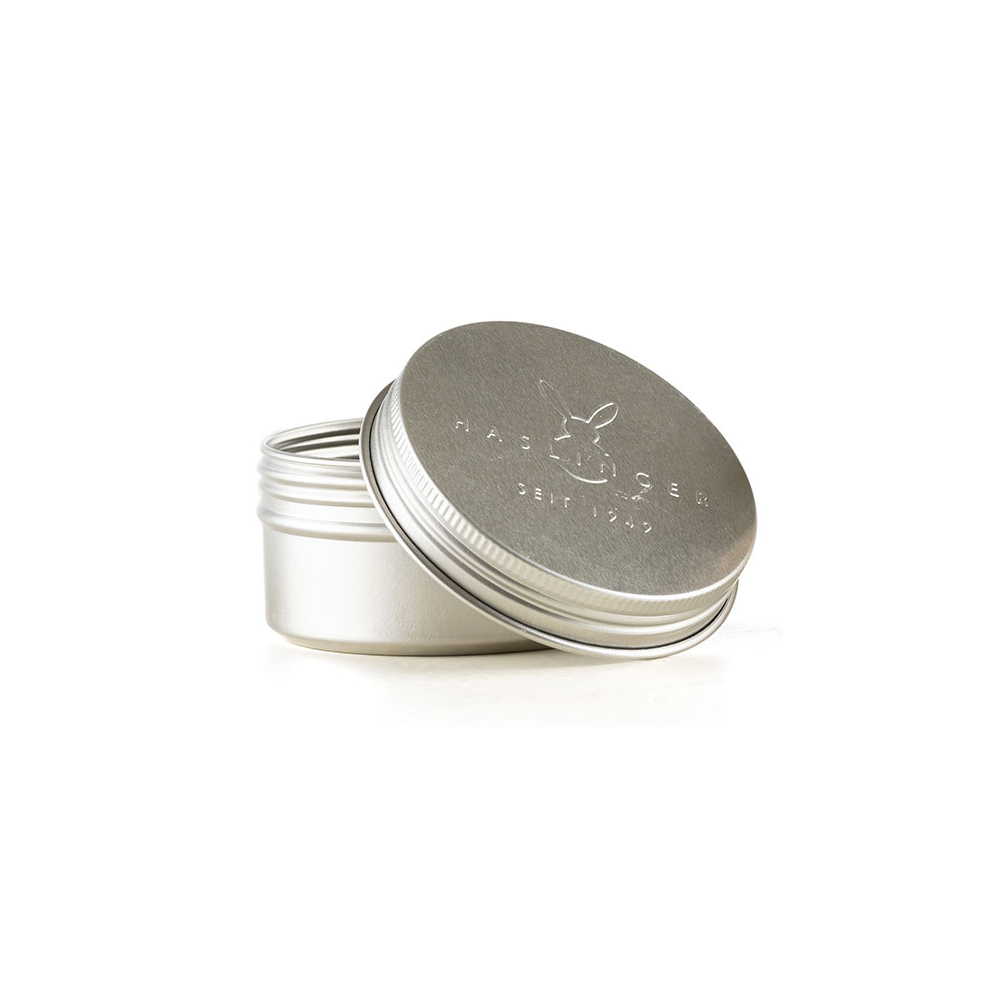Haslinger Sandelholz Rasierseife 60g in eleganter Metalldose