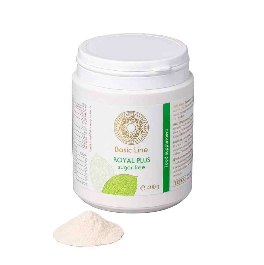 Royal Plus zuckerfreies Basenpulver zur Entsäuerung mit Vitamin C