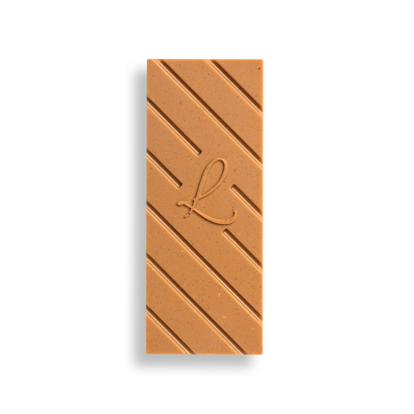 Karamell-Erdnuss-Schokoladentafel von La Perla ohne Verpackung