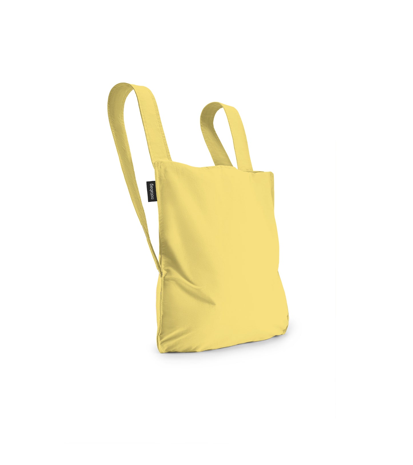 Gelbe Notabag Tasche Rucksack Funktion