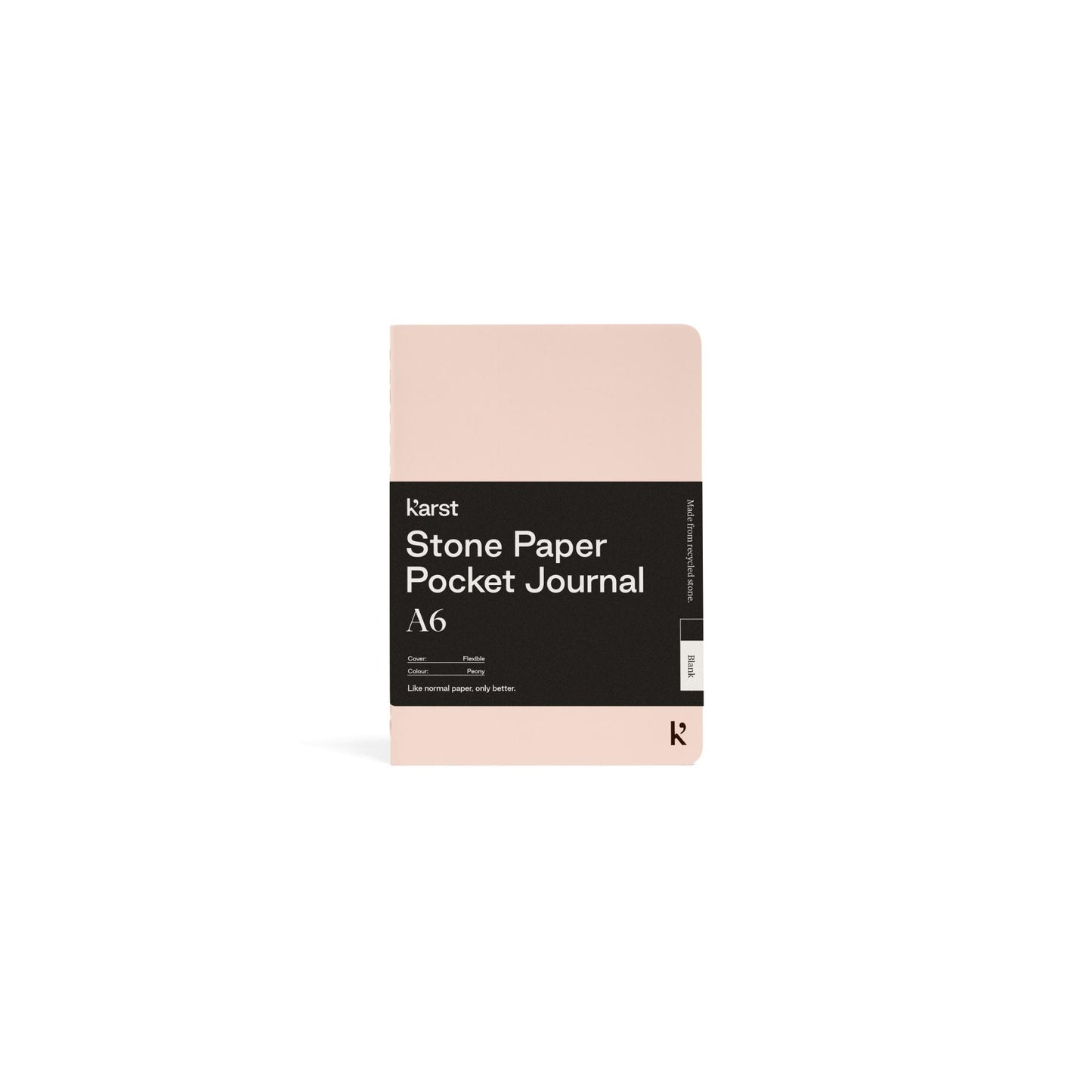 Umweltfreundliches A6 Taschenjournal in eleganter Pfingstrose-Farbe