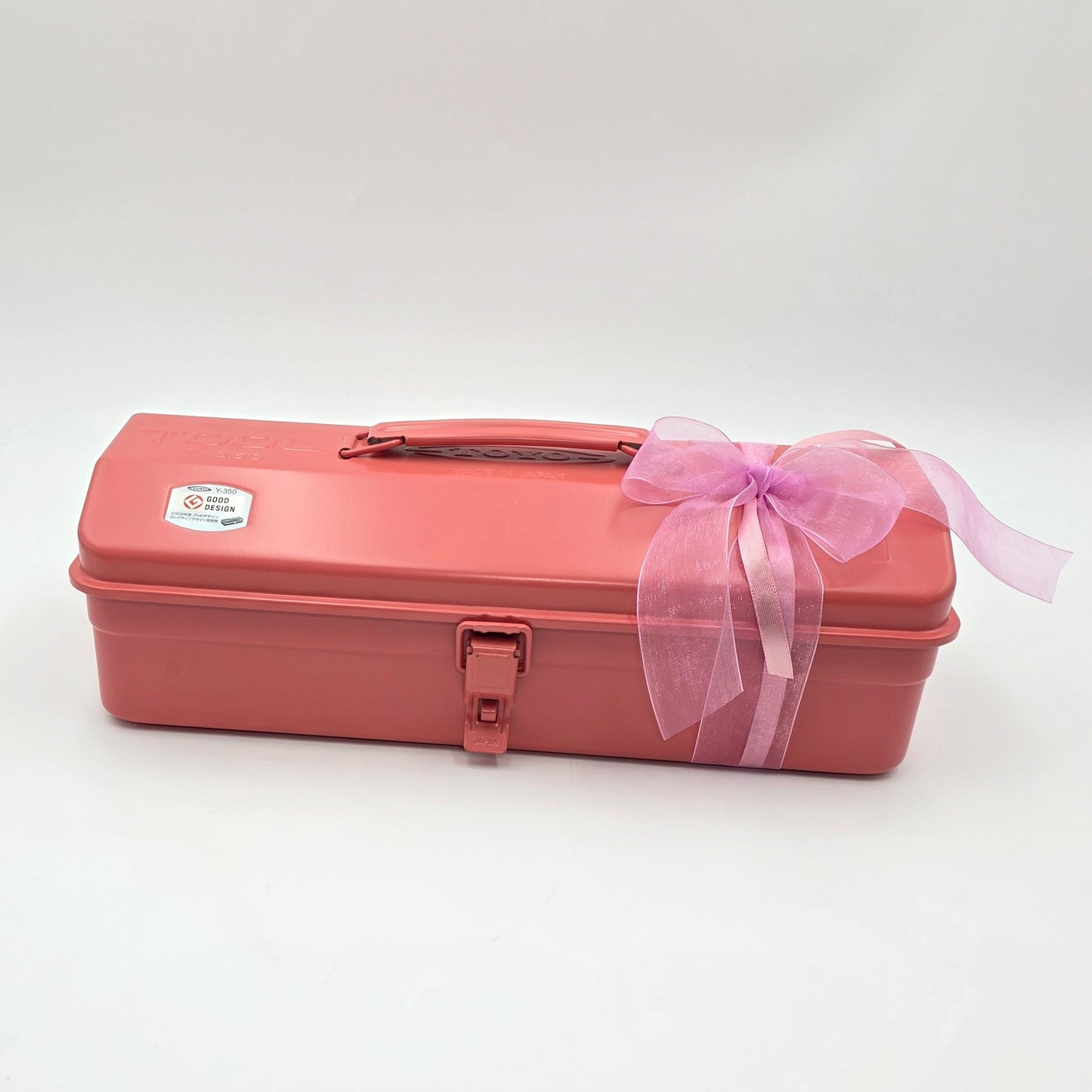 Caramel Kisses Coral Geschenkbox mit Rosa Schleife