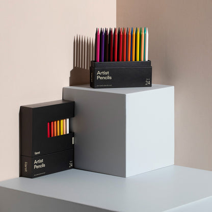Farbstifte Set von Karst im Display und in Verpackung – 24 Farben
