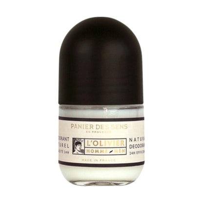 Natürliches Deodorant für Männer im 50 ml Stick von Panier des Sens mit Bio-Olivenöl – aluminiumfrei und sanft zur Haut.