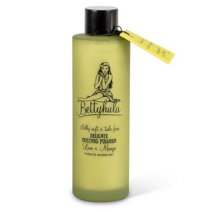 Bettyhula Lime & Mango Körperpuder in Glasflasche – talkfreies Body Powder mit tropischem Duft