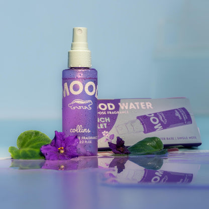 Mood Water Flasche mit Duft French Violet – zarter, floraler Duft mit pudrig-süsser Note