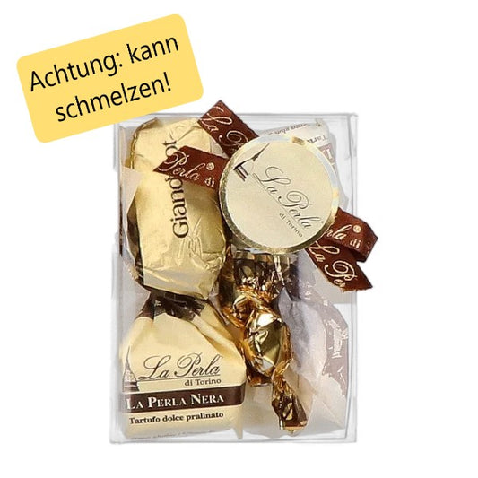 Schokoladentrüffel-Mischung von La Perla in Geschenkverpackung