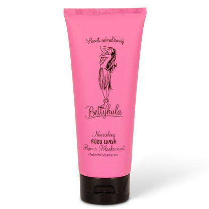 Bettyhula Rum & Schwarze Johannisbeere Duschgel in Zuckerrohrtube – pflegendes Body Wash