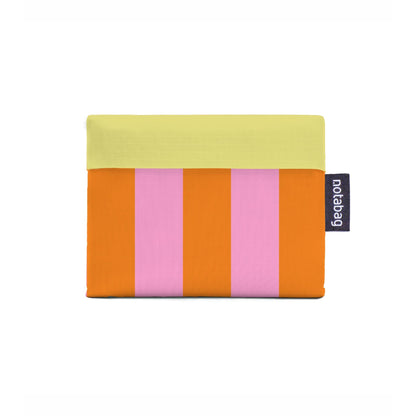 Notabag Shopper in Vanilla Stripes mit praktischem Innenfach, gefaltet