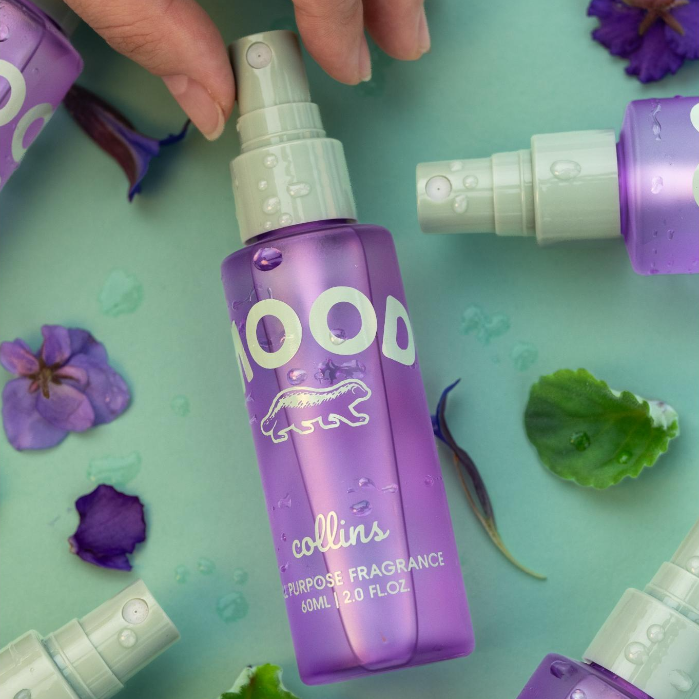 Mood Water mit Duft French Violet in Reisegrösse – zarter, pudrig-blumiger Duft in handlicher Flasche