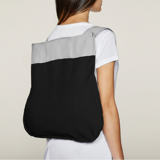 Perfekt für Velofahrer, Notabag Grau Schwarzes Rucksack