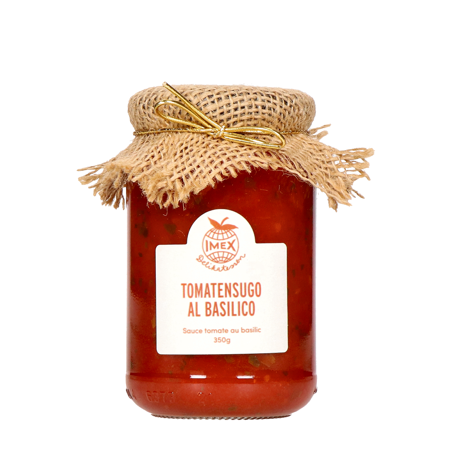 Italienische Tomatensauce aus sonnengereiften Tomaten im Glas